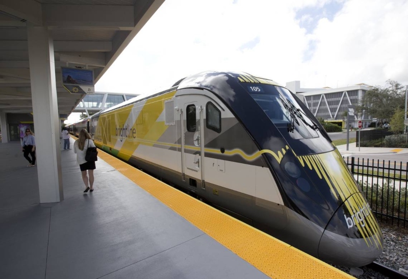 Trem Miami Orlando de alta velocidade entrará em operação em 2020