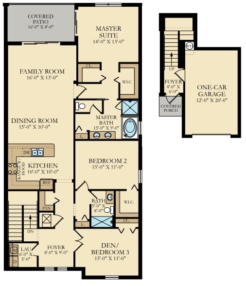 Planta do modelo Turnberry