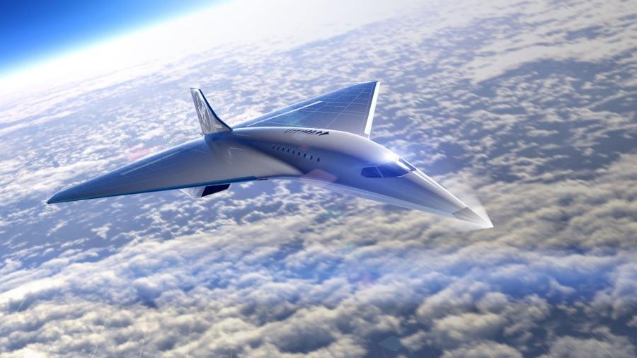 Avião supersônico está sendo desenvolvido pela Virgin Galactic e Rolls-Royce