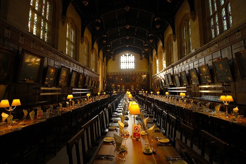 The Great Hall no filme Harry Potter